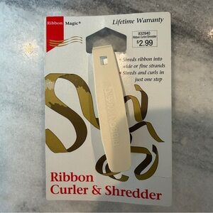 Ribbon Magic Curler & Shredder NOS Shreds Ribbon & Curls, Gift Wrap